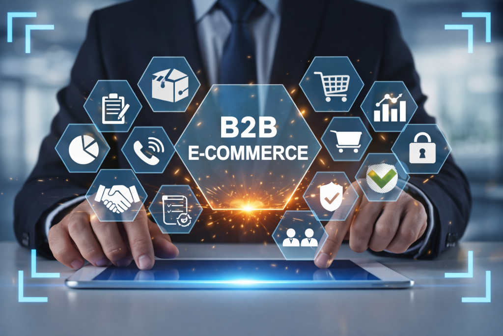 E-commerce B2B completo con KPI, gestione ordini, listini personalizzati e funzionalità avanzate per aziende